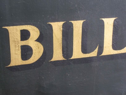 Vintage Billiard Room Sign