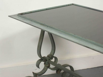 1940's wrought iron coffee table